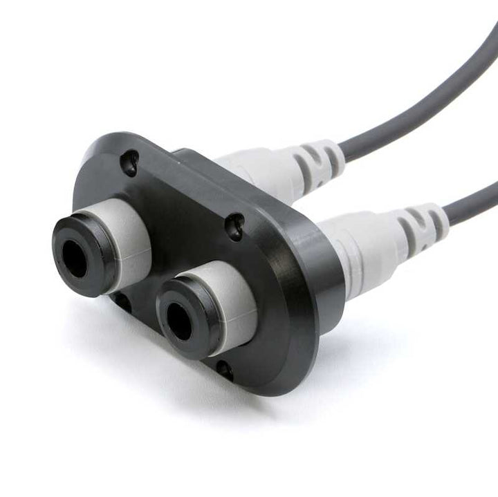 Rugged Radios Dual Headset / Helmet Jack Flush Mount Offroad - Bull Strap