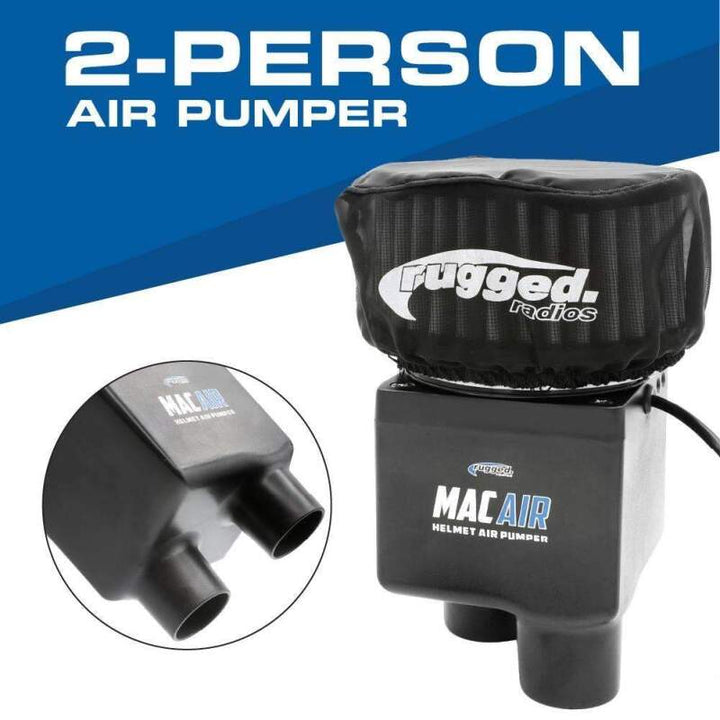 Rugged Radios MAC Air 2-Person Helmet Air Pumper (Pumper Only) - Bull Strap