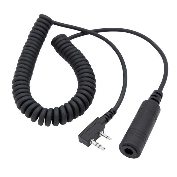 Rugged Radios OFFROAD Headset / Helmet Coil Cord Cable for Rugged Radios and Kenwood Radios - Bull Strap