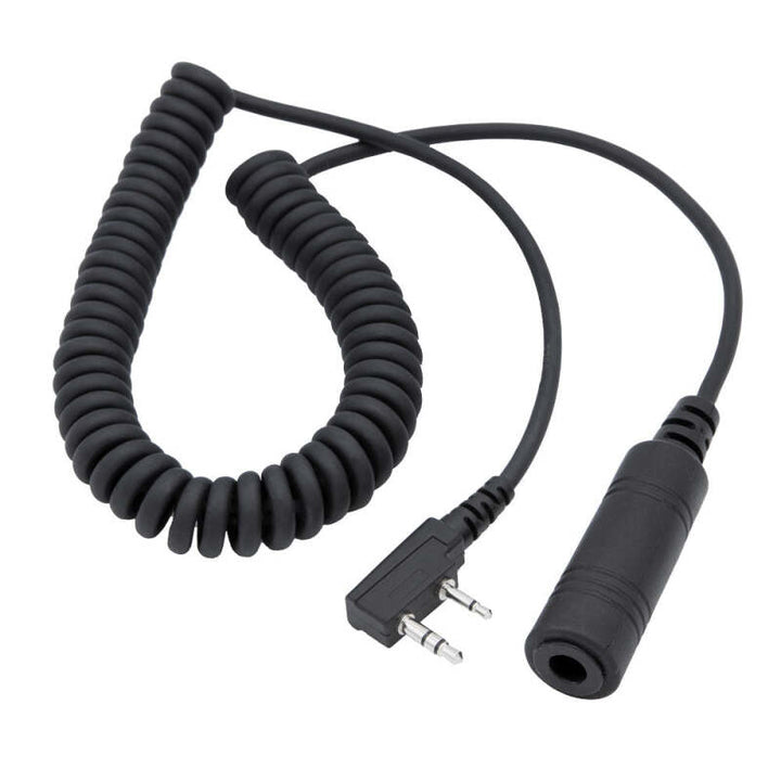 Rugged Radios OFFROAD Headset / Helmet Coil Cord Cable for Rugged Radios and Kenwood Radios - Bull Strap