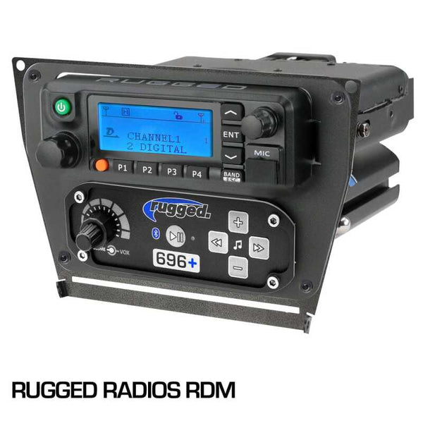 Rugged Radios Polaris RZR PRO XP/Turbo R/PRO R Dash Mount - Rugged GMR25 - Bull Strap