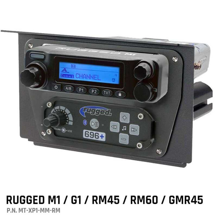 Rugged Radios Polaris XP1 Mount Kit - M1 / G1 / RM60 / GMR45 - M1/G1/RM45/RM60/GMR45 - Bull Strap
