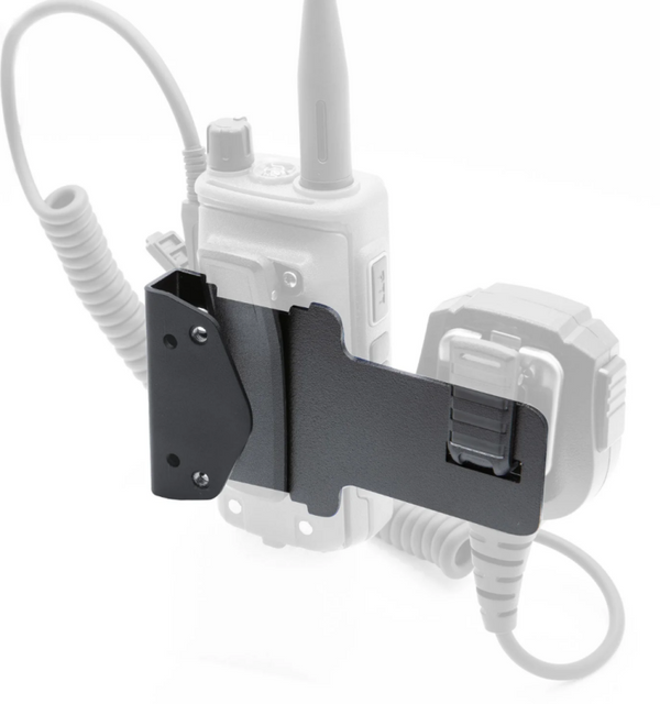 Rugged Radios Radio and Speaker Mic Mount for Handheld Radios - Bull Strap