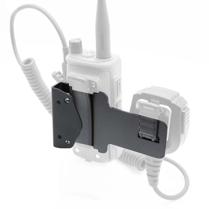 Rugged Radios Radio and Speaker Mic Mount for Handheld Radios - Bull Strap