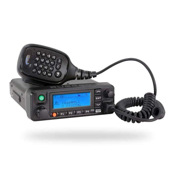 Rugged Radios Rugged RDM-DB Dual Band Mobile Radio - Digital and Analog - UHF / VHF - Bull Strap