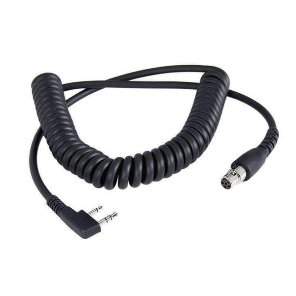 Rugged Radios Rugged and Kenwood Handheld Radio - Headset Coil Cord - Bull Strap
