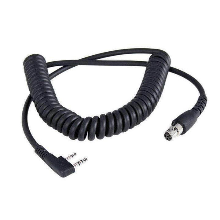 Rugged Radios Rugged and Kenwood Handheld Radio - Headset Coil Cord - Bull Strap