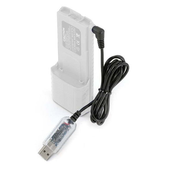 Rugged Radios USB Charging Cable for R1 - V3 - GMR2 and GMR2 PLUS Handheld Radios - Bull Strap