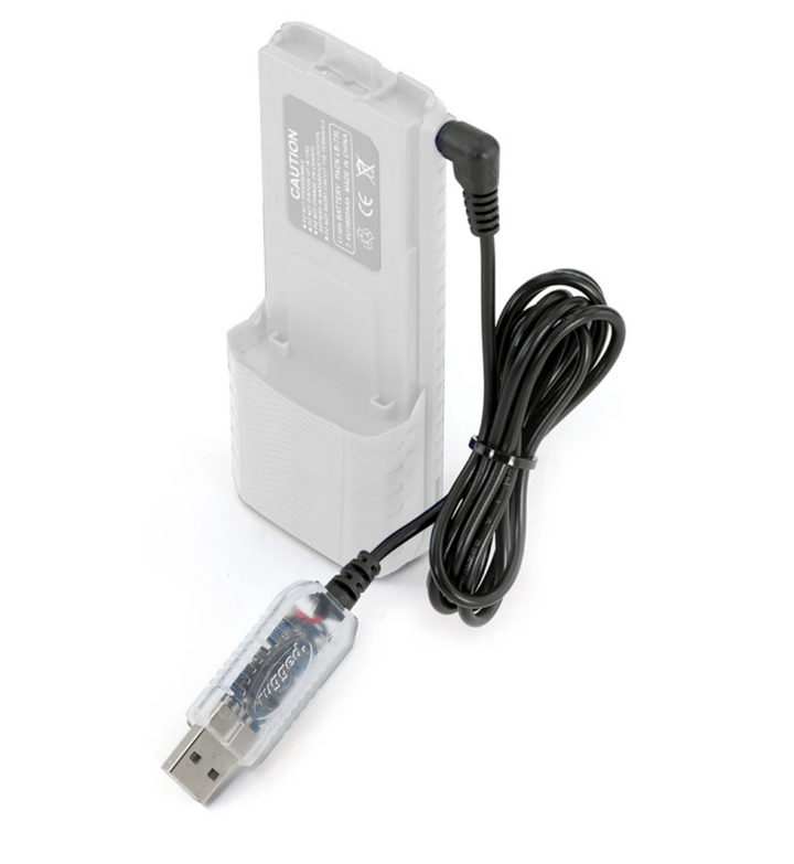 Rugged Radios USB Charging Cable for R1 - V3 - GMR2 and GMR2 PLUS Handheld Radios - Bull Strap