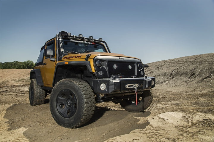 Rugged Ridge 07-18 Jeep Wrangler 3.6L/3.8L XHD Snorkel Kit - Bull Strap