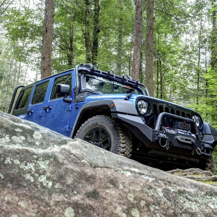 Rugged Ridge 07-18 Jeep Wrangler 3.6L/3.8L XHD Snorkel w/ Pre-Filter - Bull Strap