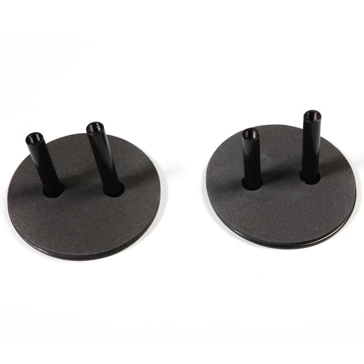 Rugged Ridge 07-18 Jeep Wrangler JK Black Mirror Filler Plates - Bull Strap