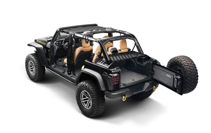 Rugged Ridge 07-21 Wrangler JK/JL 4-Door Interior Storage Rack - Bull Strap