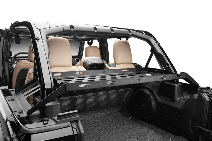 Rugged Ridge 07-21 Wrangler JK/JL 4-Door Interior Storage Rack - Bull Strap