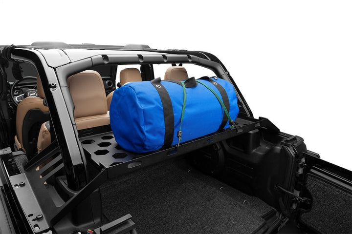 Rugged Ridge 07-21 Wrangler JK/JL 4-Door Interior Storage Rack - Bull Strap