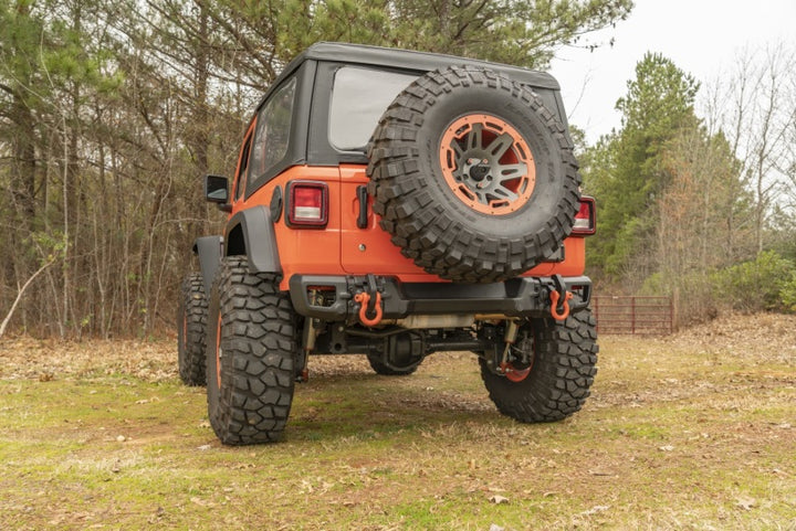 Rugged Ridge 18-20 Jeep Wrangler JL Arcus Rear Bumper - Bull Strap