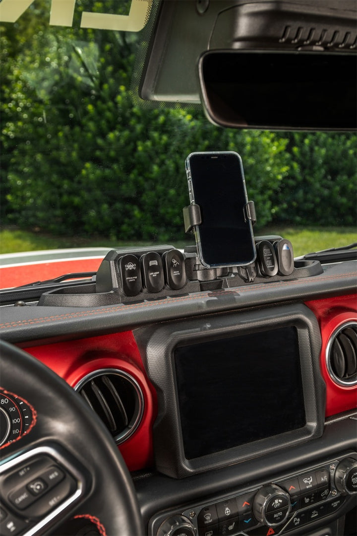 Rugged Ridge 18- 22 Jeep Wrangler JL/ 20-22 Gladiator Eclipse Sun Shade Black Hard Top- Black - Bull Strap