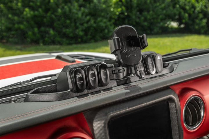 Rugged Ridge 18- 22 Jeep Wrangler JL/ 20-22 Gladiator Eclipse Sun Shade Black Hard Top- Black - Bull Strap