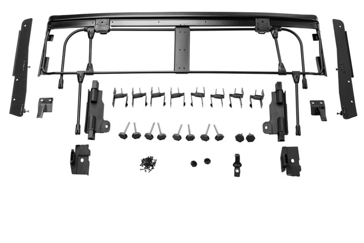 Rugged Ridge 20-22 Jeep Gladiator JT Voyager Fastback Soft Top - Black Diamond - Bull Strap