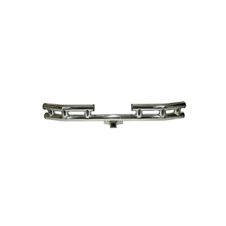 Rugged Ridge 3-In Rear Tube Bumper SS 55-06 CJ / Jeep Wrangler - Bull Strap