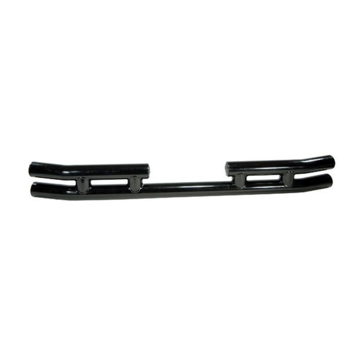 Rugged Ridge 3in Double Tube Rear Bumper 87-06 Jeep Wrangler - Bull Strap