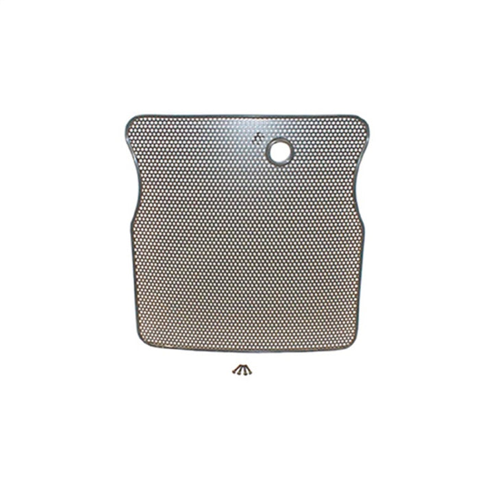 Rugged Ridge 55-86 Jeep CJ Black Radiator Bug Shield - Bull Strap