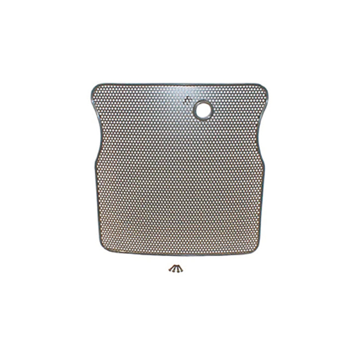 Rugged Ridge 55-86 Jeep CJ Black Radiator Bug Shield - Bull Strap