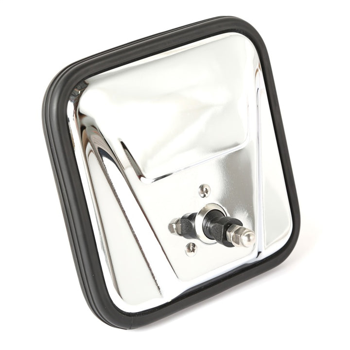 Rugged Ridge 55-86 Jeep CJ Chrome Mirror Head - Bull Strap