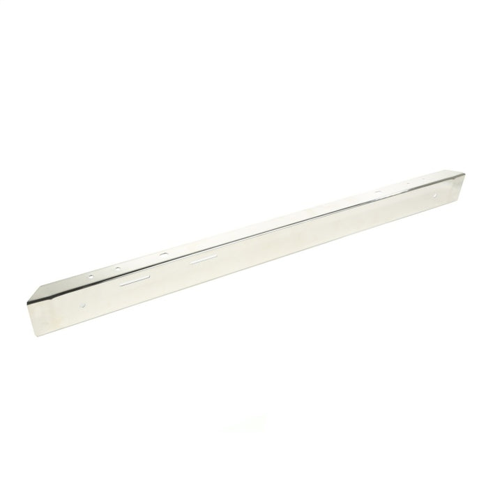 Rugged Ridge 55-86 Jeep CJ Stainless Front Bumper w/o Holes - Bull Strap