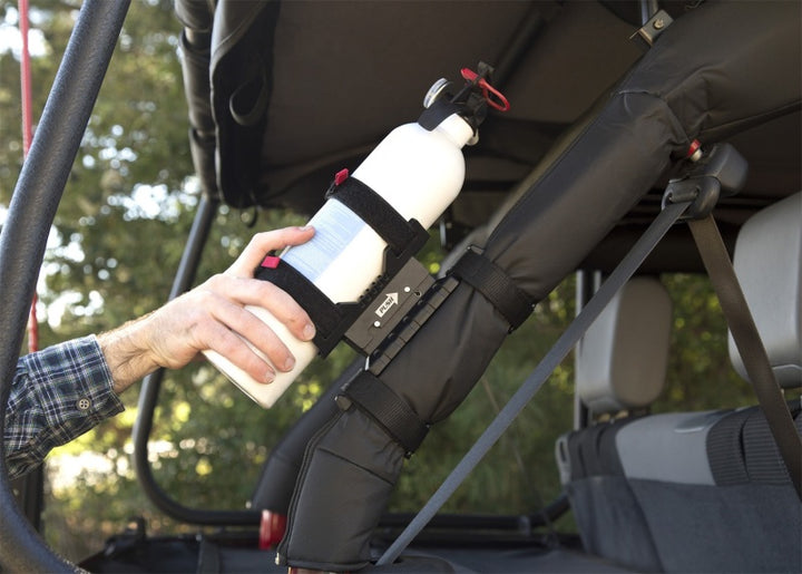 Rugged Ridge 76-20 Jeep Wrangler Elite Fire Extinguisher Holder - Bull Strap