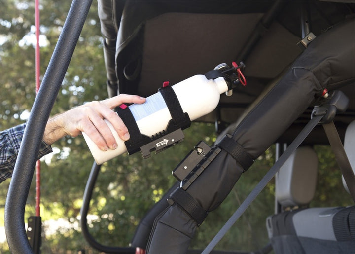 Rugged Ridge 76-20 Jeep Wrangler Elite Fire Extinguisher Holder - Bull Strap