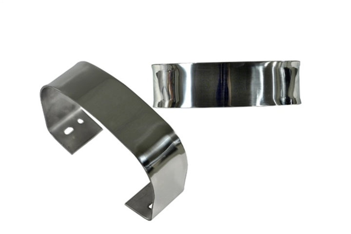 Rugged Ridge 76-95 Jeep CJ / Jeep Wrangler Stainless Steel Rear Bumperettes - Bull Strap
