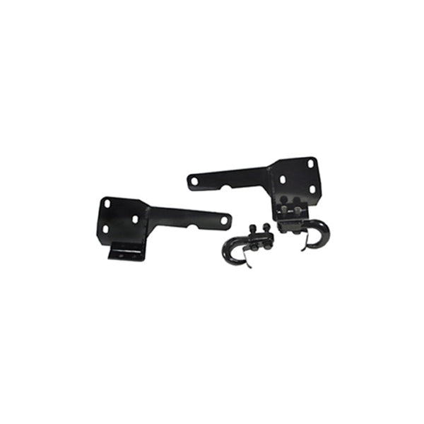Rugged Ridge 84-01 Jeep Cherokee XJ Tow Hooks & Frame Brackets - Bull Strap