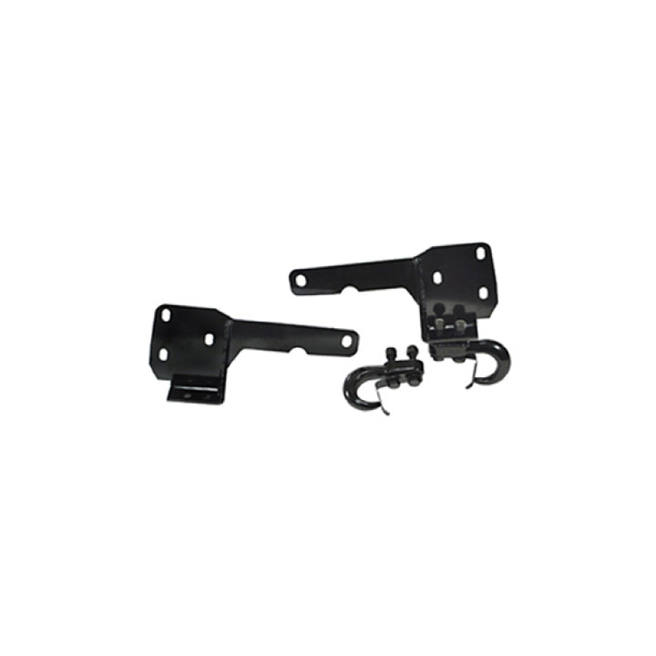 Rugged Ridge 84-01 Jeep Cherokee XJ Tow Hooks & Frame Brackets - Bull Strap