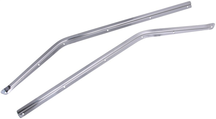 Rugged Ridge 87-95 Jeep Wrangler YJ Stainless Steel Half Door Retaining Channel - Bull Strap