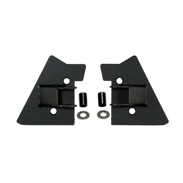 Rugged Ridge 97-02 Jeep Wrangler TJ Black Mirror Relocation Brackets - Bull Strap