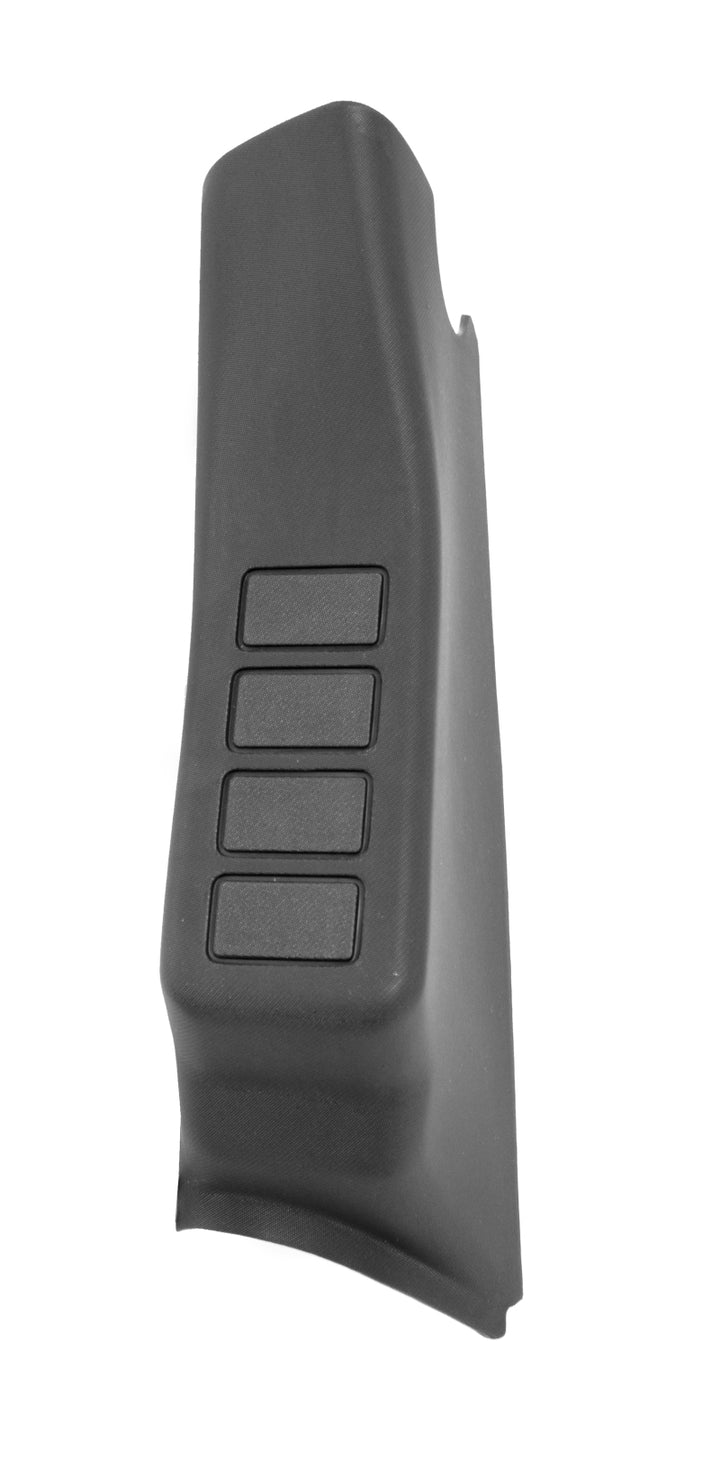 Rugged Ridge A-Pillar 4 Switch Pod Black LHD 11-18 Jeep Wrangler JK - Bull Strap