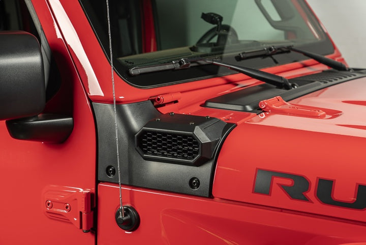 Rugged Ridge AmFib Low Mount Snorkel 18-20 Jeep Wrangler JL 2020 JT - Bull Strap