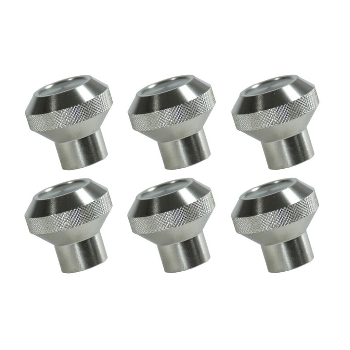 Rugged Ridge Billet Alum Dash Knob Set Alum 76-86 Jeep CJ - Bull Strap