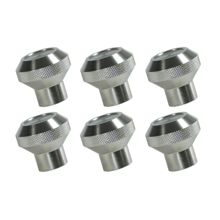 Rugged Ridge Billet Alum Dash Knob Set Alum 76-86 Jeep CJ - Bull Strap