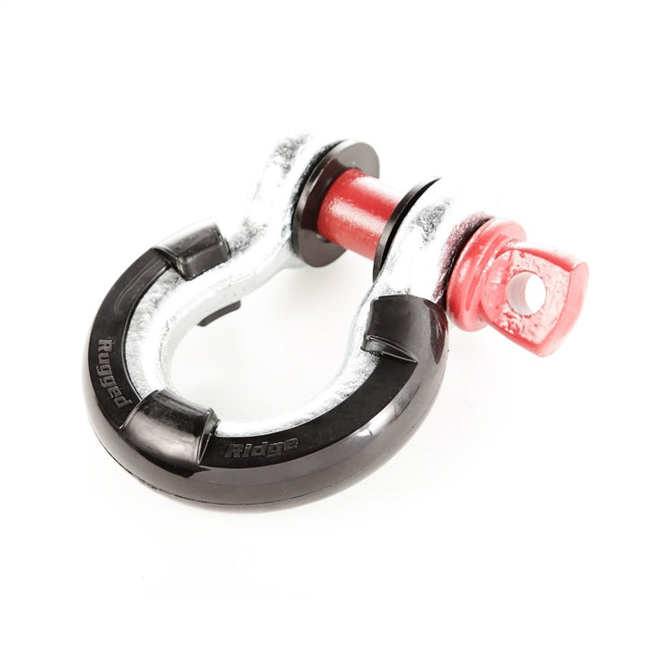 Rugged Ridge Black 7/8in D-Ring Isolator Kit - Bull Strap