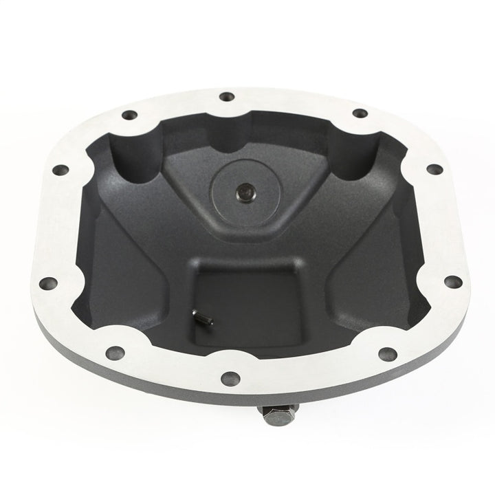 Rugged Ridge Boulder Aluminum Differential Cover Dana 30 Black - Bull Strap