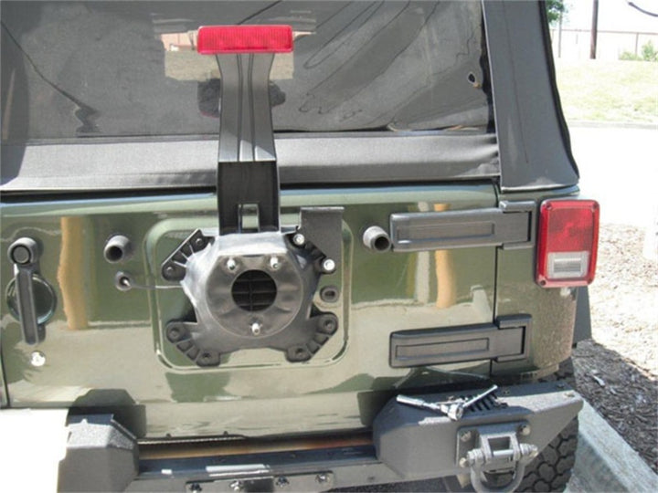 Rugged Ridge CB Antenna Mount 07-18 Jeep Wrangler - Bull Strap