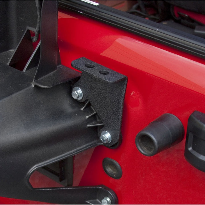 Rugged Ridge CB Antenna Mount 07-18 Jeep Wrangler - Bull Strap