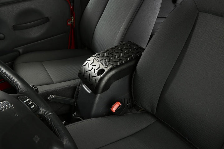 Rugged Ridge Center Console Cover Black 02-06 TJ - Bull Strap