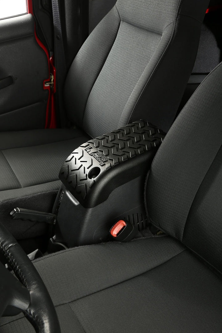 Rugged Ridge Center Console Cover Black 02-06 TJ - Bull Strap