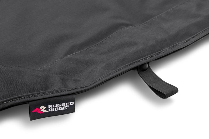 Rugged Ridge Complete Soft Top w/Black Frame 76-95 Jeep Wrangler CJ/YJ - Bull Strap