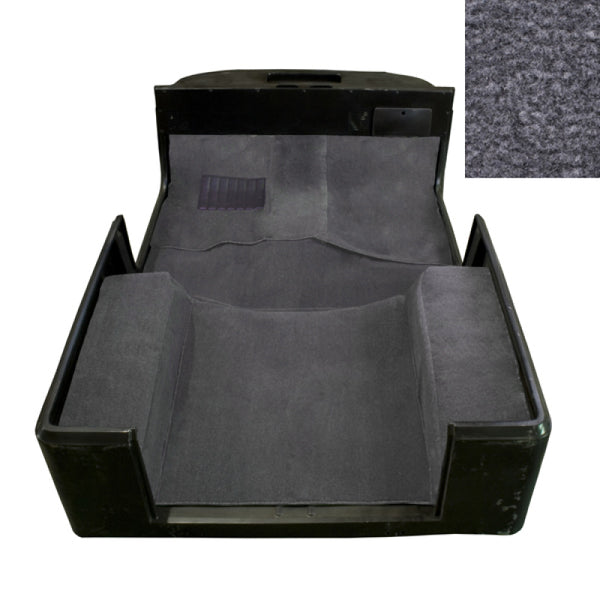 Rugged Ridge Deluxe Carpet Kit Gray 97-06 Jeep Wrangler TJ - Bull Strap