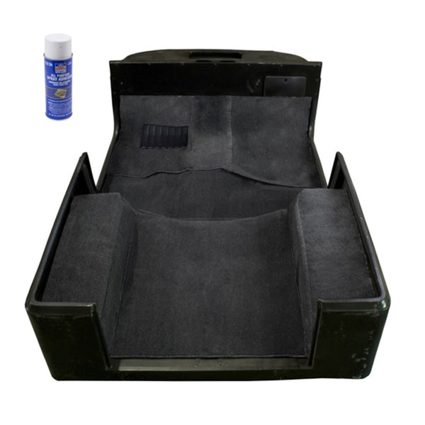 Rugged Ridge Deluxe Carpet Kit w/ Adhesive Gray 76-95 Jeep CJ &Jeep Wrangler YJ - Bull Strap