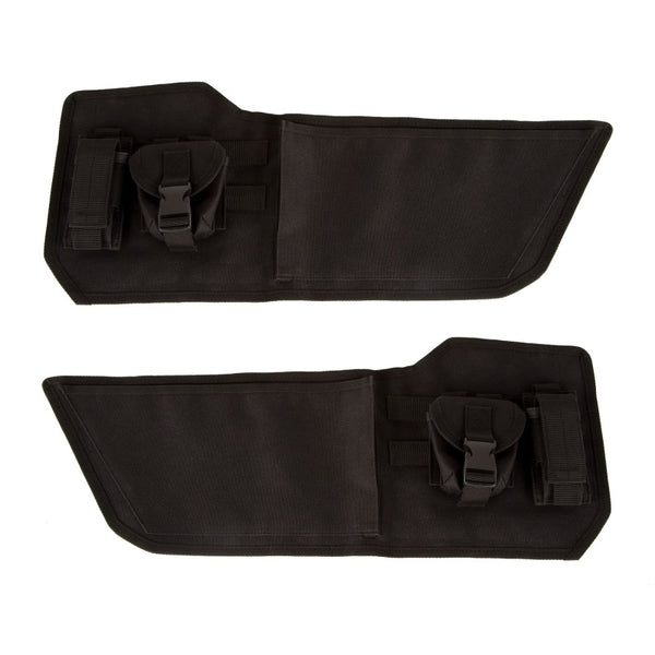 Rugged Ridge Door Storage Panel Pair w/Pouches 11-18 JK - Bull Strap